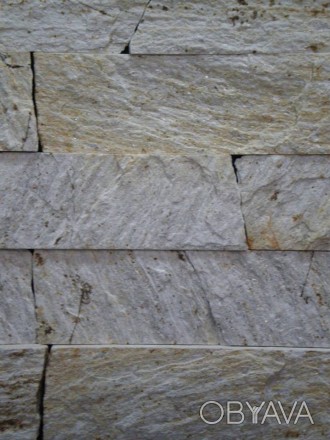 Камінь білий різаний соломкою 3 та 6 см висотою. Ціна вказана за 1 м.кв висотою . . фото 1