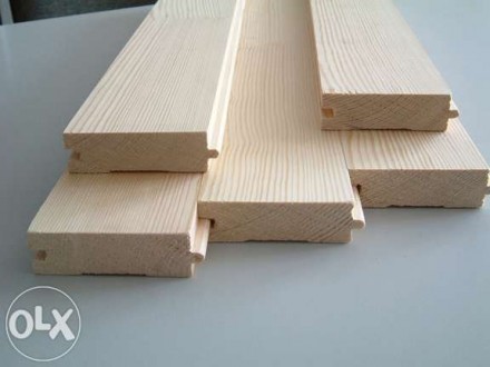 Производим и реализуем деревянные материалы : --вагонка(сосна, ольха, липа), тол. . фото 4