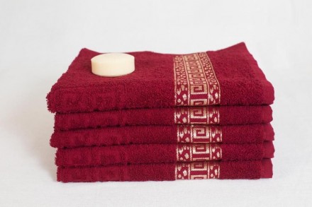 Красивые мягкие узбекские полотенца с золотым бордюром Плотностью 450-480 г/м2. . . фото 2