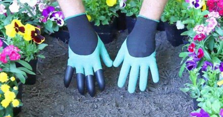 Перчатки для работы в саду и огороде Garden gloves это:
1. Защита рук. C перчат. . фото 9