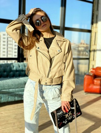 Мега Модная Куртка-косуха Женская ! Имеется подкладка . Материал: эко-кожа на за. . фото 6
