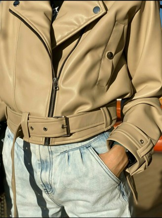 Мега Модная Куртка-косуха Женская ! Имеется подкладка . Материал: эко-кожа на за. . фото 10