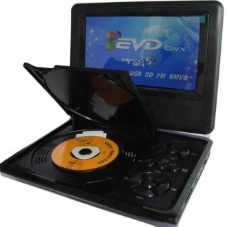 Тип DVDПортативный. Диагональ экрана9. 8 дюйм. Поддерживаемые носители MP4, MP3,. . фото 5
