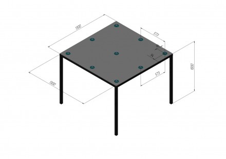 Кульковий поворотний стіл

• Виготовляємо столи різних форм та розмірів;
• Ви. . фото 2