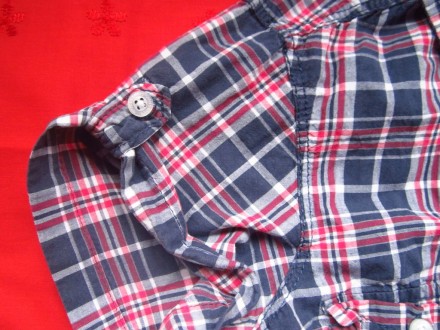 Женская стильная фирменная рубашка,сделано в Бангладеш.ПОГ 46см,длина рубашки по. . фото 6