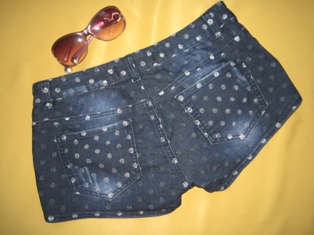 Крутые джинсовые шорты рванки с потёртостями , р.36, Турция.
ПОТ 38.5 см
ПОБ 4. . фото 6