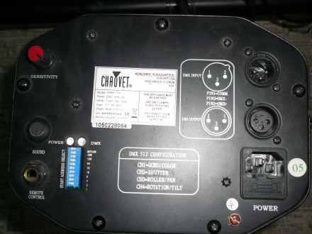 Сканер Chauvet Omega 1 DMX-155. Б/у, состояние отличное. Комплект из 2-х шт.. . фото 3