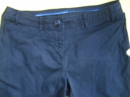 Фирменные стильные чёрные укороченные штаны 7/8, Street One. В отличном состояни. . фото 6