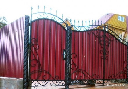 Изготавливаем ворота из профлиста с калиткой.
По цене ориентир от 11900 до 19500. . фото 4