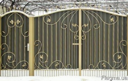 Изготовление металлоконструкций ворот,калиток,решеток,дверей,гаражных ворот,козы. . фото 3
