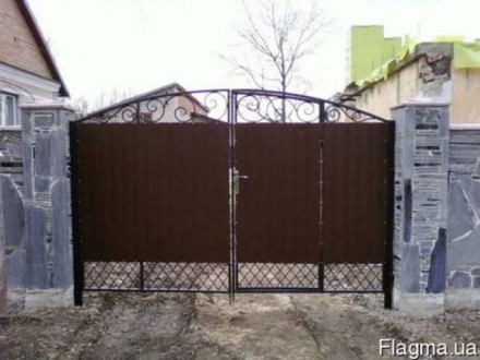 Наше предприятие по металлоконструкциям изготовит любой сложности и формы ворота. . фото 3