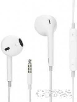 Наушникики Apple Earpods (3.5mm гарнитура)
 
 
Навушники Apple EarPods дозволять. . фото 1