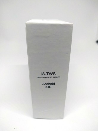 Беспроводные bluetooth наушники TWS с доп станцией HBQ i8 белые
 
Беспроводные b. . фото 7