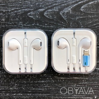 Наушники Apple EarPods 3.5 mm With Remote and Mic хай копи белые