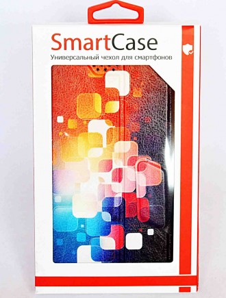 Обложка с магнитной застежкой для Bravis Air 
 
Стильная чехол-книжка Smartcase . . фото 2