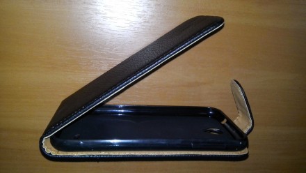Чехол-флип Lenovo A820 черный матовый с силиконовой основой
Производитель - Leno. . фото 2