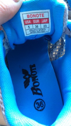 Абсолютно новые летние кроссовки фирмы BONOTE, с этикеткой, 36 размер (маломерки. . фото 12