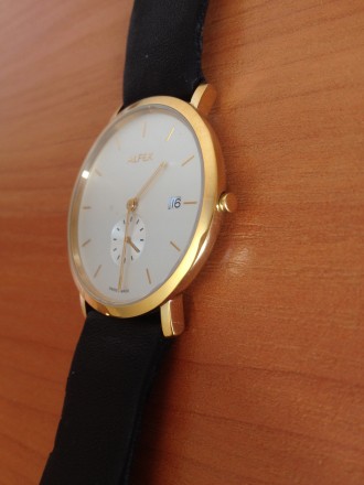 Продам наручные часы Alfex 5468-025. 100% Швейцария, покупал в Деке. Б/у. Корпус. . фото 4