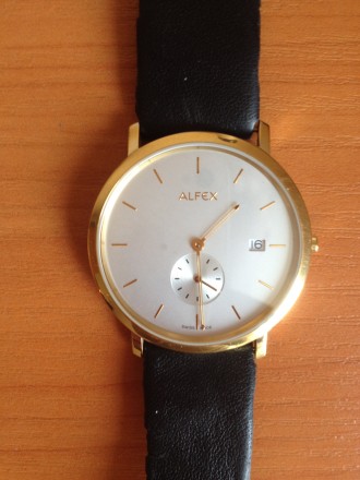 Продам наручные часы Alfex 5468-025. 100% Швейцария, покупал в Деке. Б/у. Корпус. . фото 2