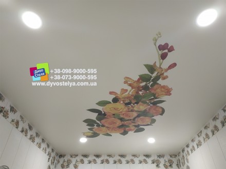 Натяжной потолок от компании "ДивоСтеля" - это качественный материал, профессион. . фото 3