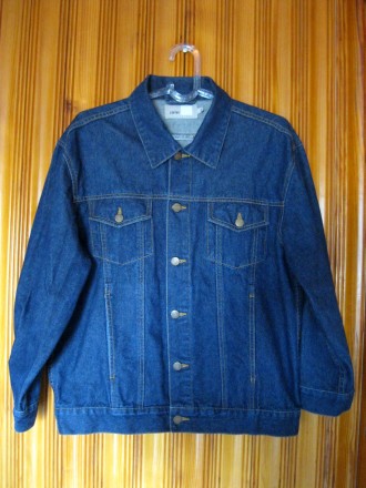 Отличная джинсовая куртка популярного бренда Zantos Clothing, тёмно синего цвета. . фото 2