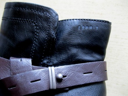 Предлагаю элегантную обувь - стильные ботильоны бренда Esprit, цвет чёрный, разм. . фото 5