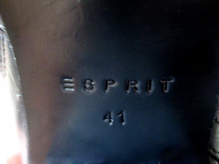 Предлагаю элегантную обувь - стильные ботильоны бренда Esprit, цвет чёрный, разм. . фото 9
