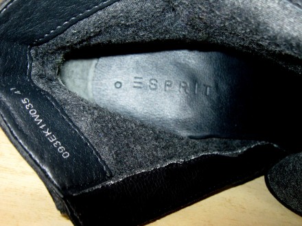 Предлагаю элегантную обувь - стильные ботильоны бренда Esprit, цвет чёрный, разм. . фото 7