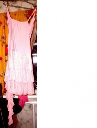 Летний нарядненький сарафан нежно-розового цвета,ткань тянется, смотрится лучше . . фото 3