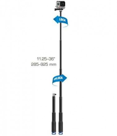 POV Pole 36 дюйма: 11.25–36" / 285–925 mm - телескопическая ручка - монопод для . . фото 4
