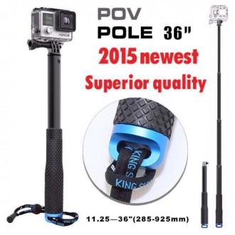 POV Pole 36 дюйма: 11.25–36" / 285–925 mm - телескопическая ручка - монопод для . . фото 2