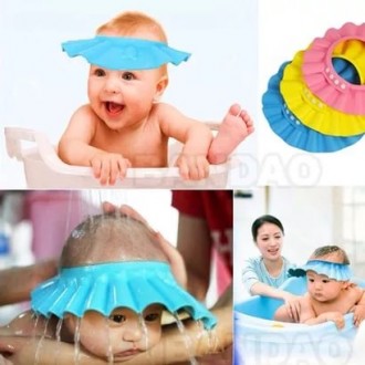Козырёк- шапочка для мытья головы без слез! Практически каждая мама сталкивается. . фото 2
