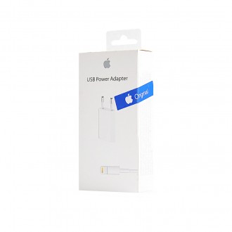 
Сетевое зарядное устройство Apple USB 1A + cable Lightning Foxсonn white (RL052. . фото 3