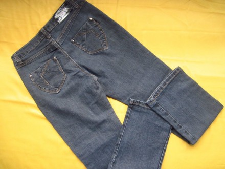 Женские плотные джинсы р.31. 95 % коттон,5 % эластан. ПОТ 39 см,высота спереди о. . фото 8