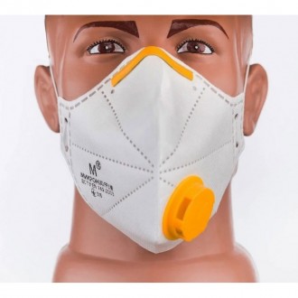 Защитная противовирусная маска, респиратор МИКРОН-К, максимальная защита FFP--  . . фото 3