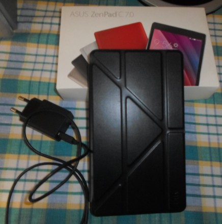 Звонящий планшет Asus ZenPad C 7.0 на 2 сим-карты в отличном состоянии (никаких . . фото 4