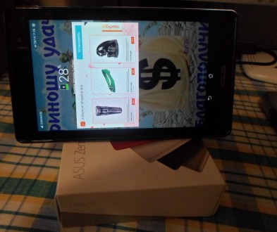 Звонящий планшет Asus ZenPad C 7.0 на 2 сим-карты в отличном состоянии (никаких . . фото 3