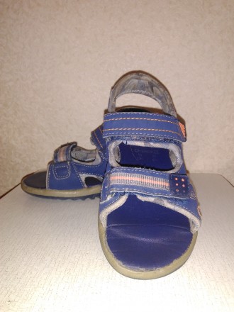 Продам детские сандали 32 размер, длина по стельке 21 см. Материал - кожзам в хо. . фото 3