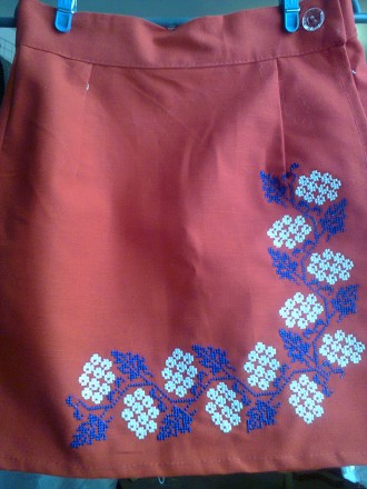 Длина юбки 35 см, ткань габардин- не мнётся, цвет синий электрик Все мои работы . . фото 7
