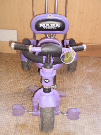 Велосипед Mars Trike.
Нескользящие подножки для ног, которые убираются под раму. . фото 4