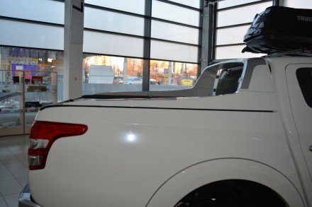 Cпойлер кузова Fiat Fullback из АБС пластика под покраску , AEROKLAS + ролета Ro. . фото 3