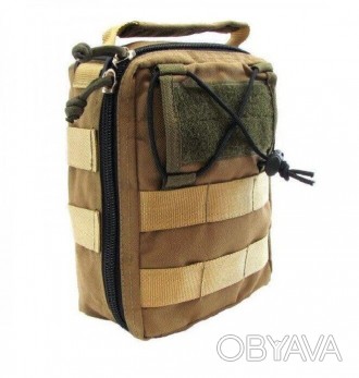Тактическая сумка небольшого размера 17х14х7 см. Удобно использовать под носимый. . фото 1