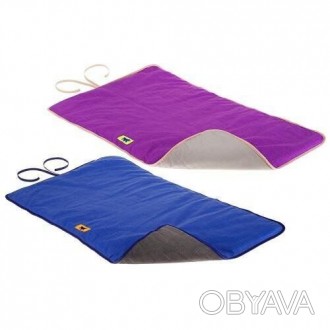 Подстилка Nanna 100 Blanket Blue-Purple для собак, 95x60 см. . фото 1