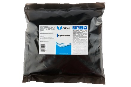 Rikka “Карбон актив” - якісне активоване вугілля в гранулах для очищення акваріу. . фото 2