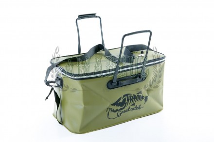  Мягкая рыболовная сумка, выполненная из прочного материала EVA с водонепроницае. . фото 7
