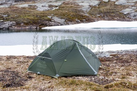 Палатка Tramp Cloud 2 Si TRT-092-GREY светло-серая Обзор о тесте этой палатки в . . фото 7