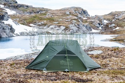 Палатка Tramp Cloud 2 Si TRT-092-GREY светло-серая Обзор о тесте этой палатки в . . фото 9