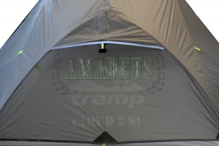 Палатка Tramp Cloud 2 Si TRT-092-GREY светло-серая Обзор о тесте этой палатки в . . фото 13