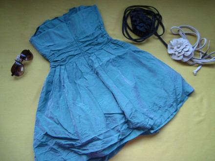 Красивое вечернее платье с отливом ткани Oasis, р.10/36. В отличном состоянии. С. . фото 8