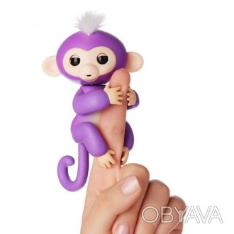 Fingerlings Monkey.Эта забавная, ручная электронная мартышка любит очень крепко . . фото 1